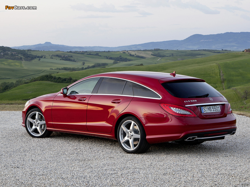 Images of Mercedes-Benz CLS 500 4MATIC Shooting Brake AMG Sports Package (X218) 2012 (800 x 600)