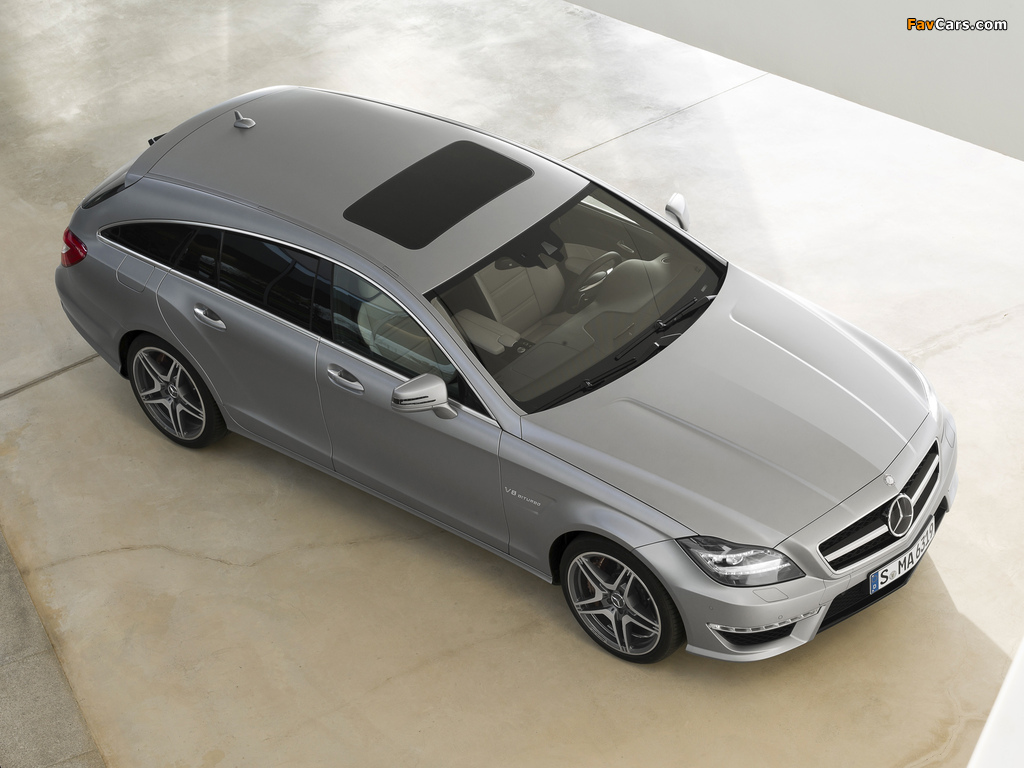 Images of Mercedes-Benz CLS 63 AMG Shooting Brake (X218) 2012 (1024 x 768)