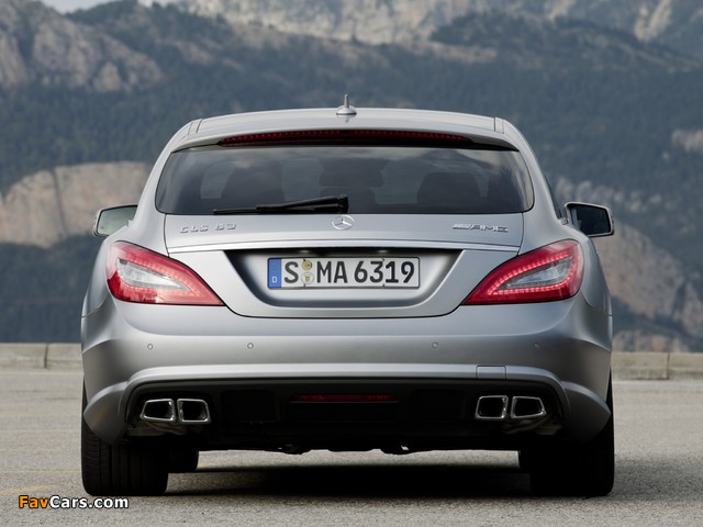 Images of Mercedes-Benz CLS 63 AMG Shooting Brake (X218) 2012 (640 x 480)