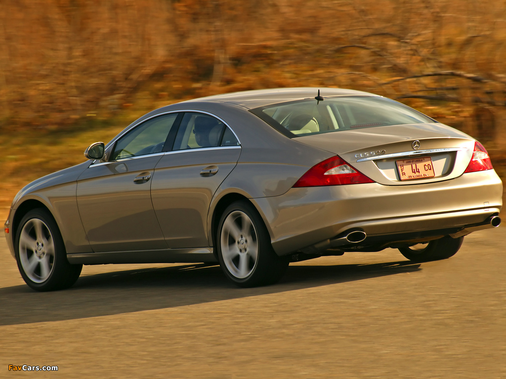 Mercedes-Benz CLS 500 US-spec (C219) 2004–06 images (1024 x 768)