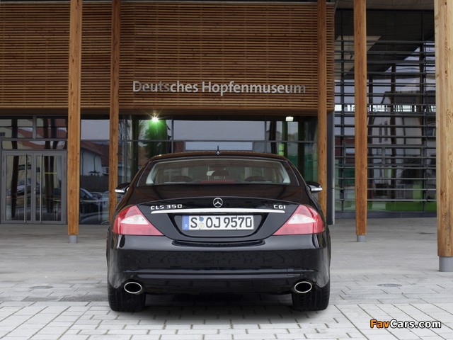 Mercedes-Benz CLS 350 CGI (C219) 2006–10 images (640 x 480)