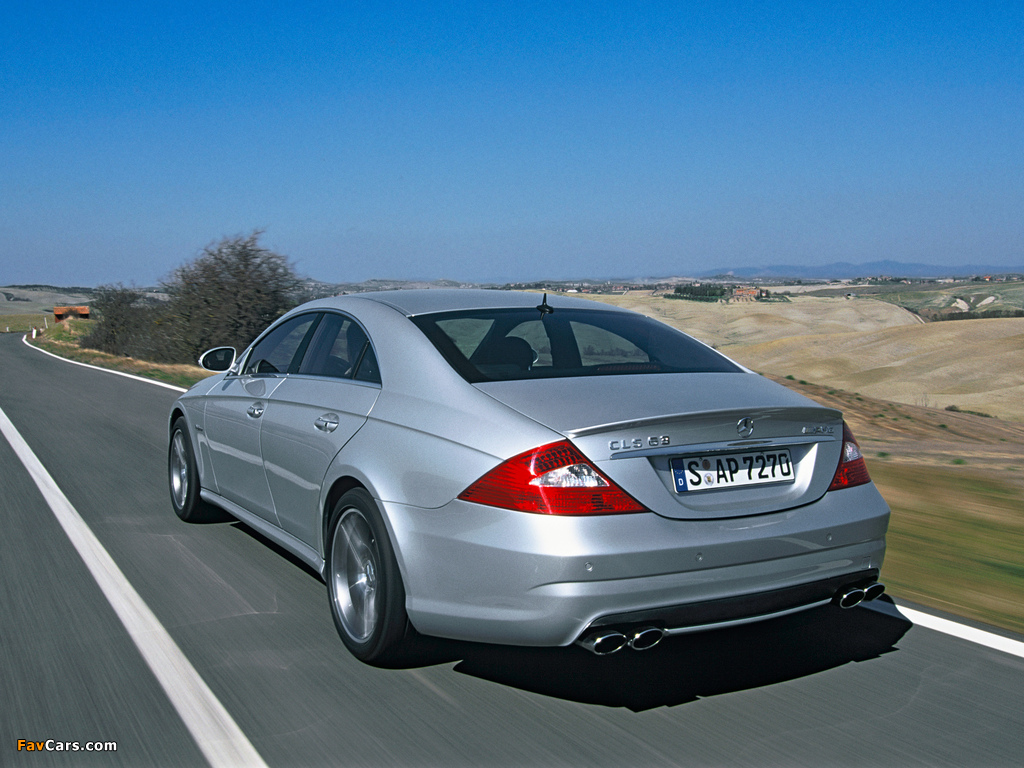 Mercedes-Benz CLS 63 AMG (C219) 2007–08 images (1024 x 768)