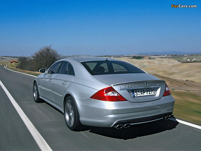 Mercedes-Benz CLS 63 AMG (C219) 2007–08 images (800 x 600)