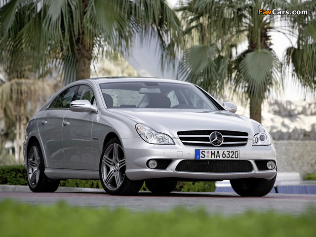 Mercedes-Benz CLS 63 AMG (C219) 2008–10 images (640 x 480)