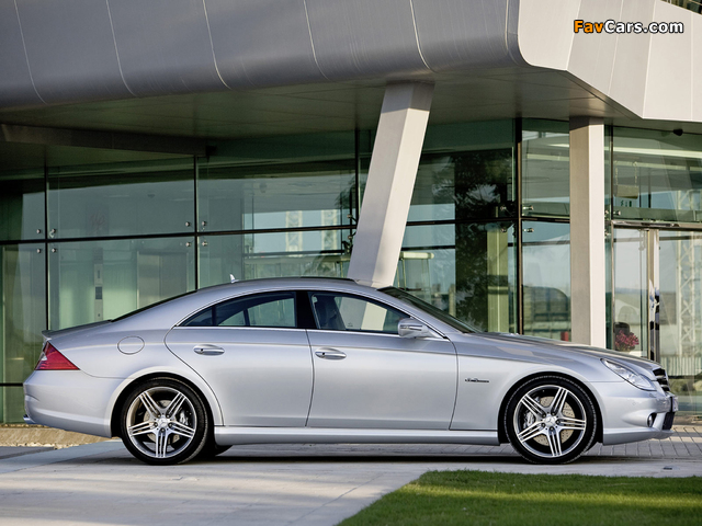 Mercedes-Benz CLS 63 AMG (C219) 2008–10 photos (640 x 480)