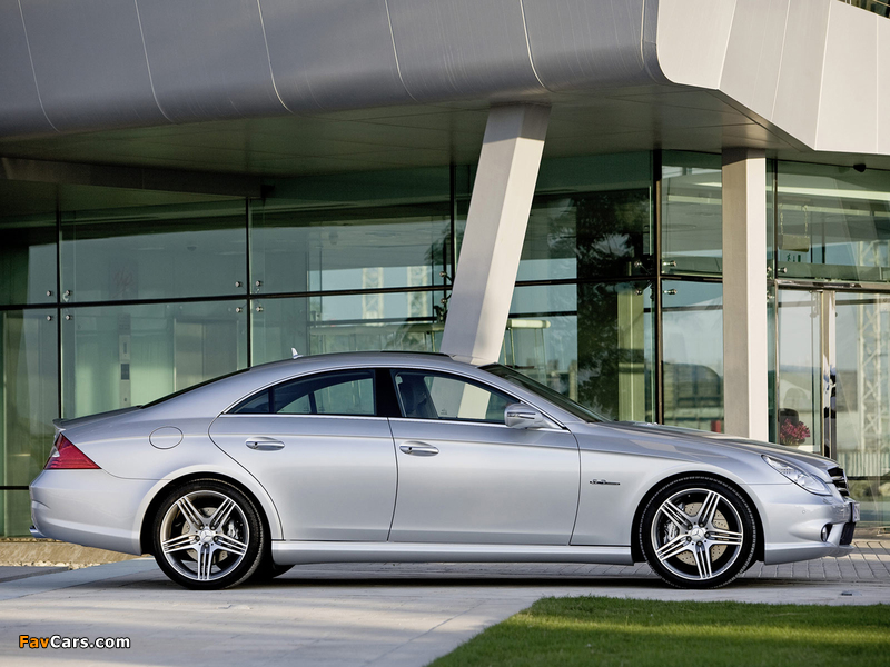 Mercedes-Benz CLS 63 AMG (C219) 2008–10 photos (800 x 600)