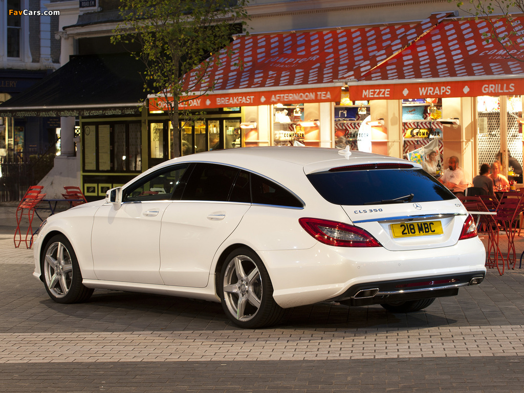 Mercedes-Benz CLS 350 CDI Shooting Brake AMG Sports Package UK-spec (X218) 2012 images (1024 x 768)