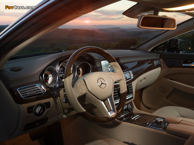 Mercedes-Benz CLS 350 CDI Shooting Brake (X218) 2012 images (640 x 480)
