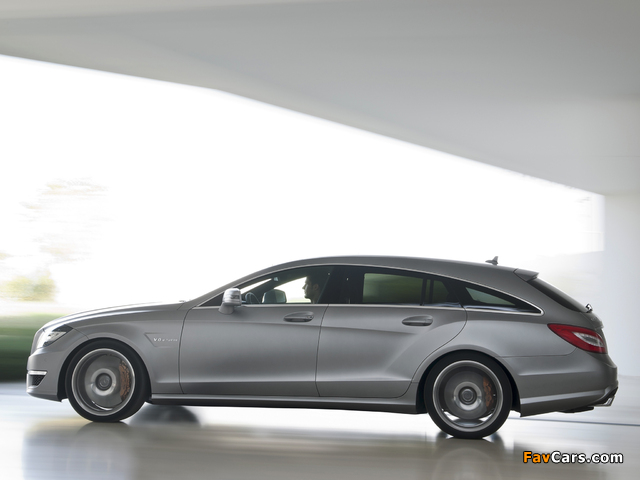 Mercedes-Benz CLS 63 AMG Shooting Brake (X218) 2012 images (640 x 480)
