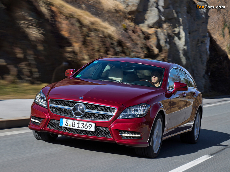 Mercedes-Benz CLS 500 4MATIC Shooting Brake AMG Sports Package (X218) 2012 images (800 x 600)