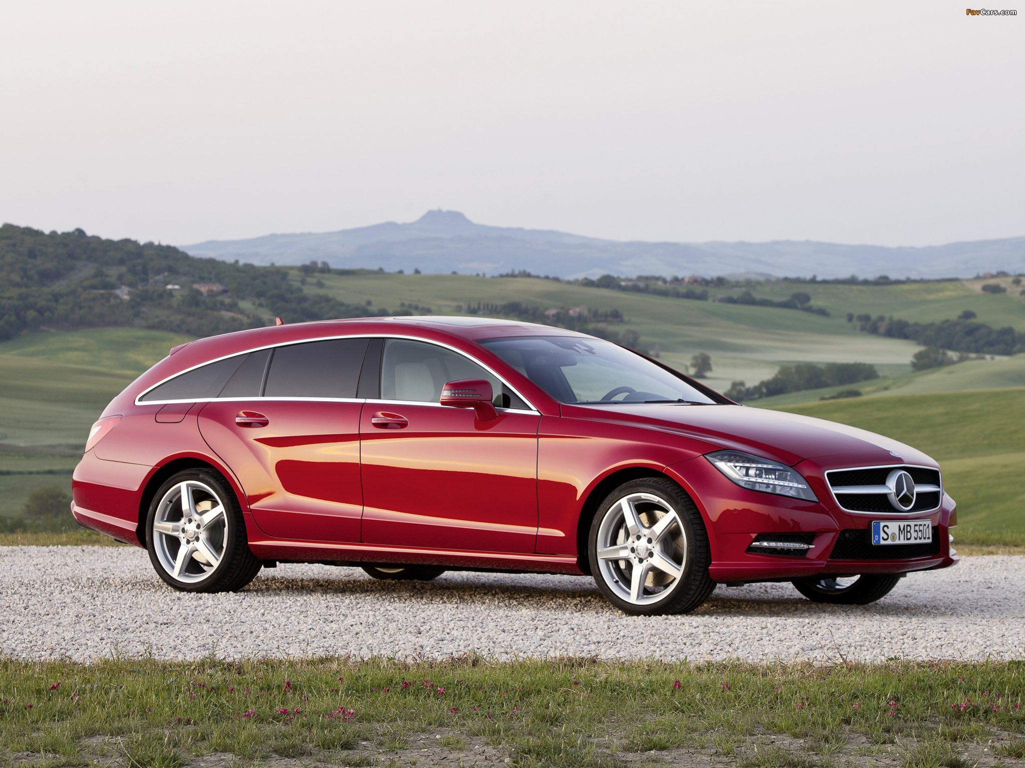 Mercedes-Benz CLS 500 4MATIC Shooting Brake AMG Sports Package (X218) 2012 images (2048 x 1536)