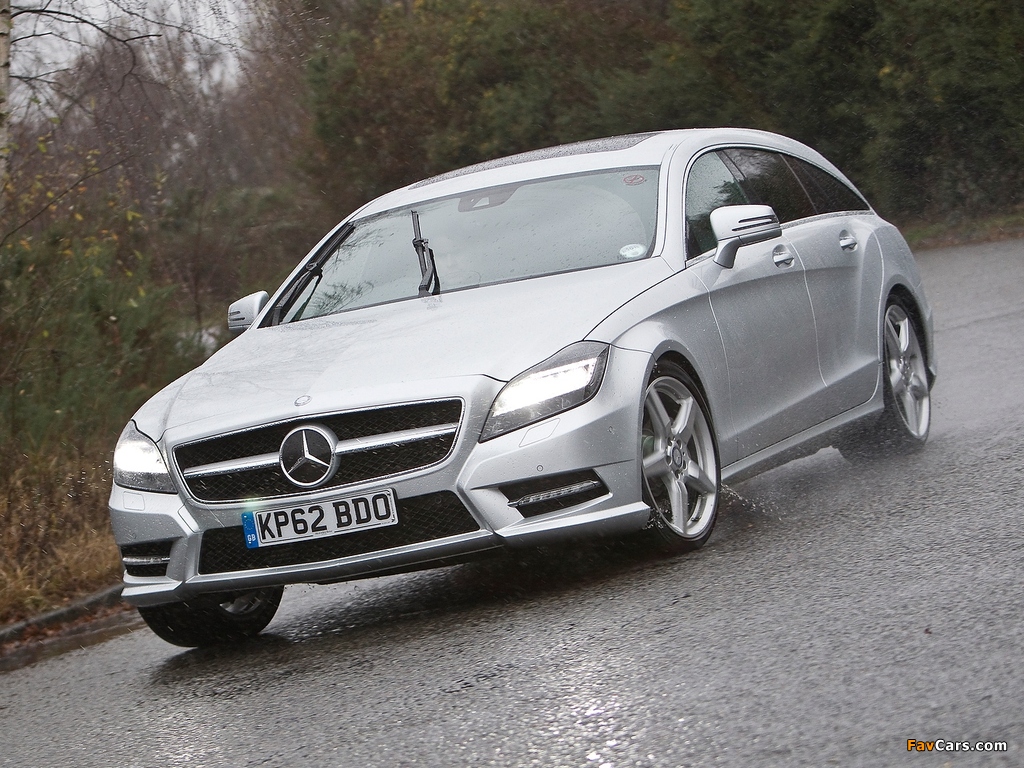Mercedes-Benz CLS 350 CDI Shooting Brake AMG Sports Package UK-spec (X218) 2012 photos (1024 x 768)