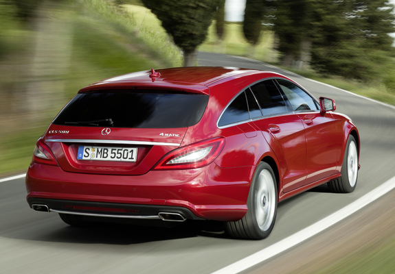 Mercedes-Benz CLS 500 4MATIC Shooting Brake AMG Sports Package (X218) 2012 photos