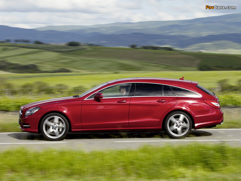 Mercedes-Benz CLS 500 4MATIC Shooting Brake AMG Sports Package (X218) 2012 photos (800 x 600)