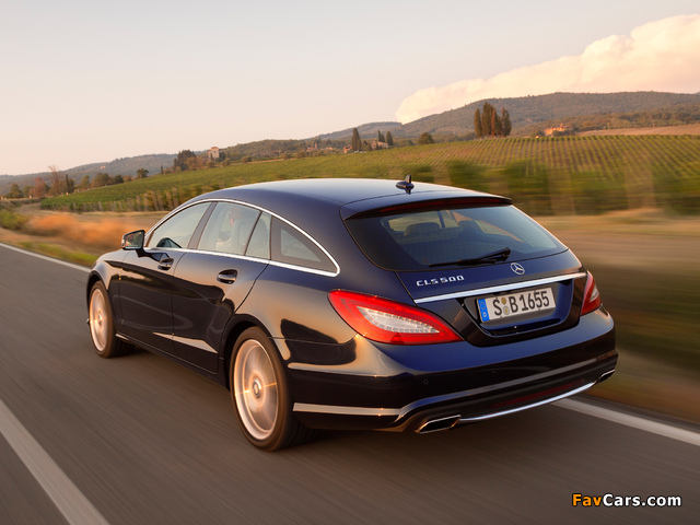 Mercedes-Benz CLS 500 Shooting Brake (X218) 2012 pictures (640 x 480)