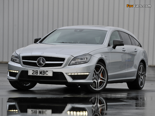 Mercedes-Benz CLS 63 AMG Shooting Brake UK-spec (X218) 2012 pictures (640 x 480)
