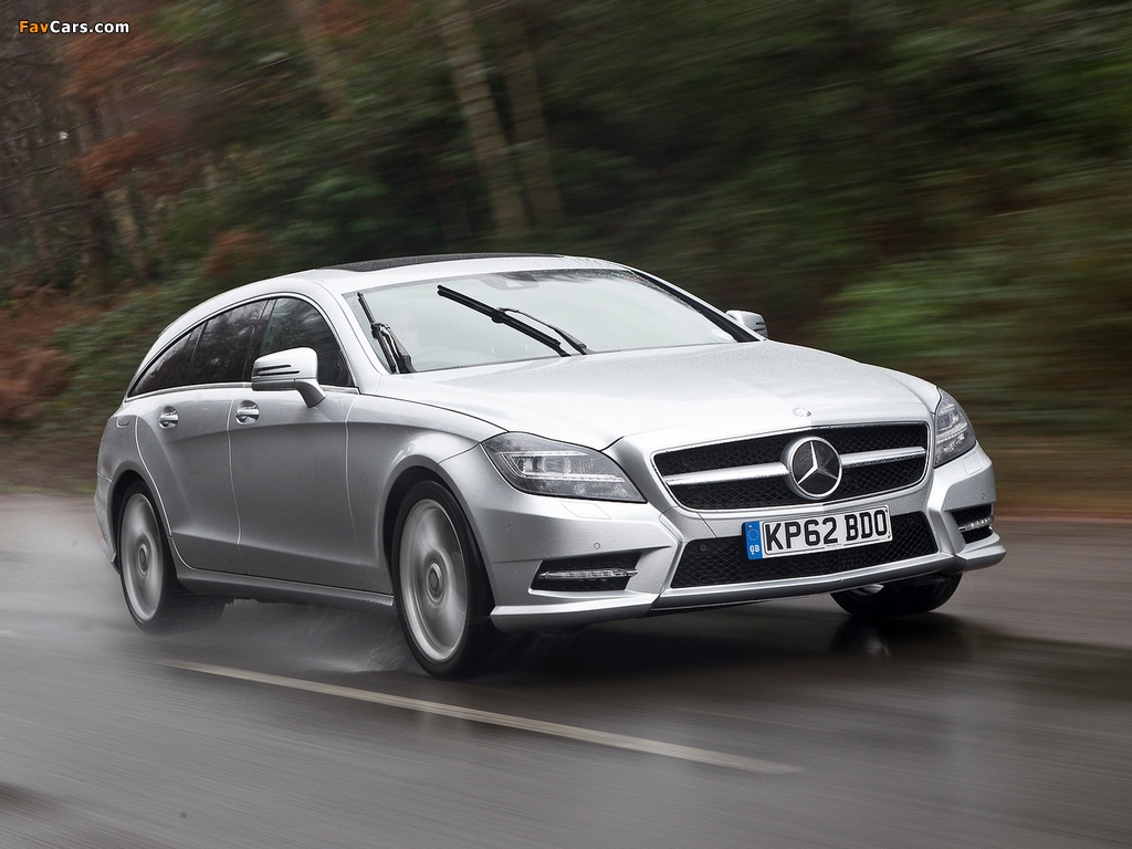 Mercedes-Benz CLS 350 CDI Shooting Brake AMG Sports Package UK-spec (X218) 2012 pictures (1024 x 768)