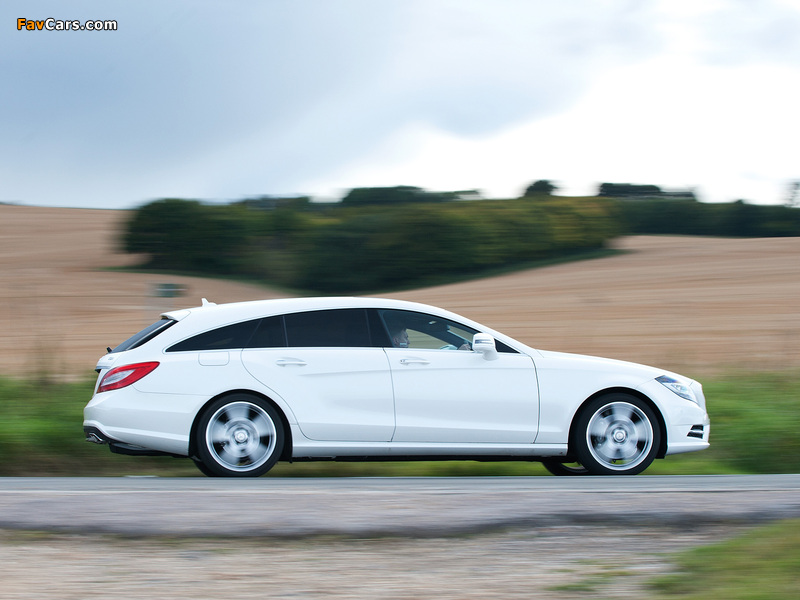 Mercedes-Benz CLS 350 CDI Shooting Brake AMG Sports Package UK-spec (X218) 2012 pictures (800 x 600)