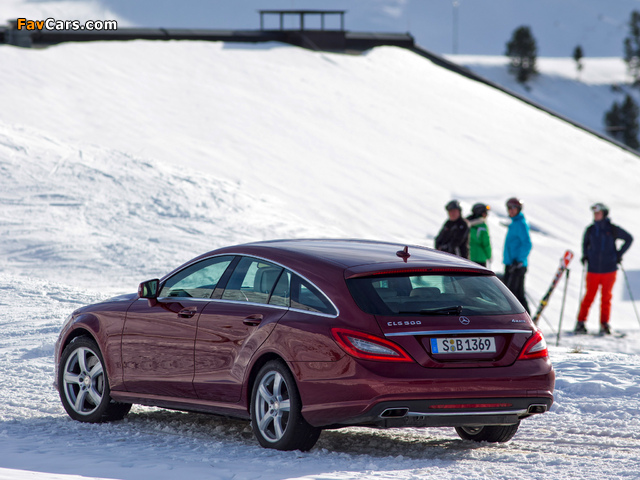 Mercedes-Benz CLS 500 4MATIC Shooting Brake AMG Sports Package (X218) 2012 pictures (640 x 480)