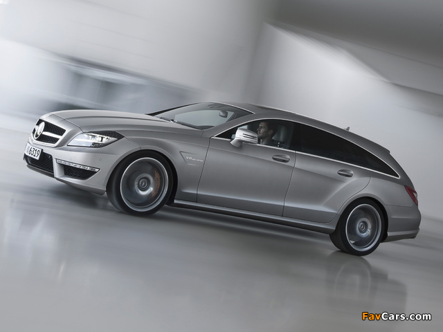 Mercedes-Benz CLS 63 AMG Shooting Brake (X218) 2012 wallpapers (640 x 480)