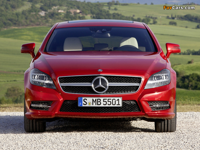 Mercedes-Benz CLS 500 4MATIC Shooting Brake AMG Sports Package (X218) 2012 wallpapers (640 x 480)