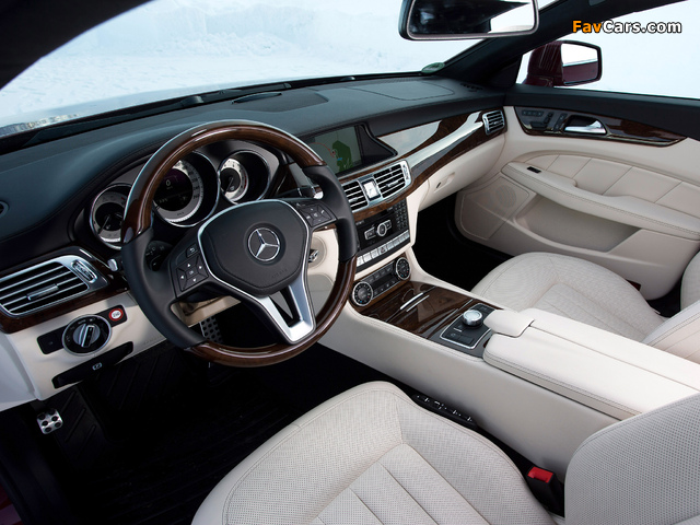 Mercedes-Benz CLS 500 4MATIC Shooting Brake AMG Sports Package (X218) 2012 wallpapers (640 x 480)