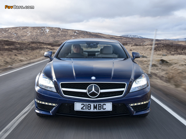 Photos of Mercedes-Benz CLS 63 AMG UK-spec (C218) 2011 (640 x 480)