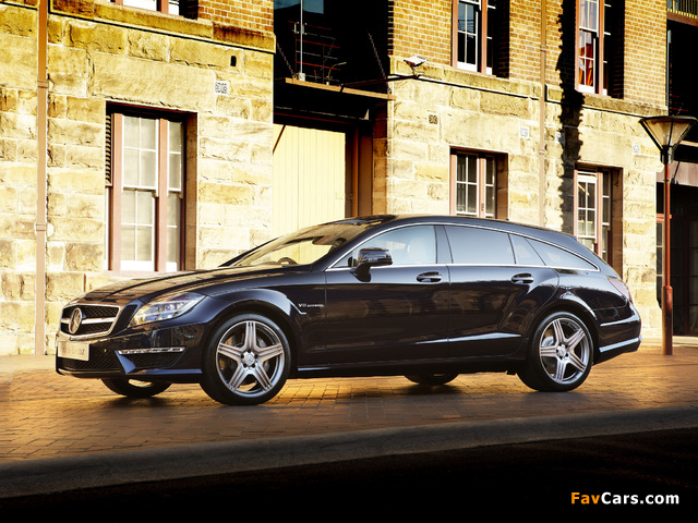 Photos of Mercedes-Benz CLS 63 AMG Shooting Brake AU-spec (X218) 2012 (640 x 480)