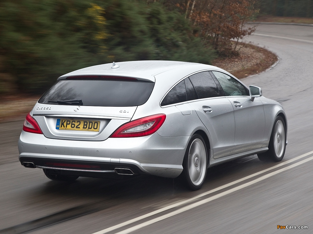Photos of Mercedes-Benz CLS 350 CDI Shooting Brake AMG Sports Package UK-spec (X218) 2012 (1024 x 768)