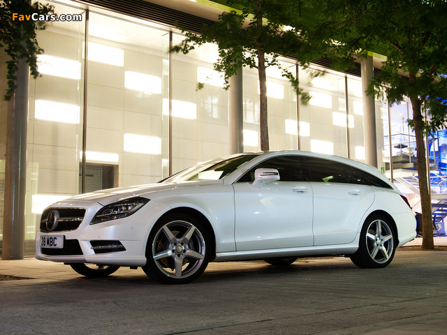 Photos of Mercedes-Benz CLS 350 CDI Shooting Brake AMG Sports Package UK-spec (X218) 2012 (640 x 480)