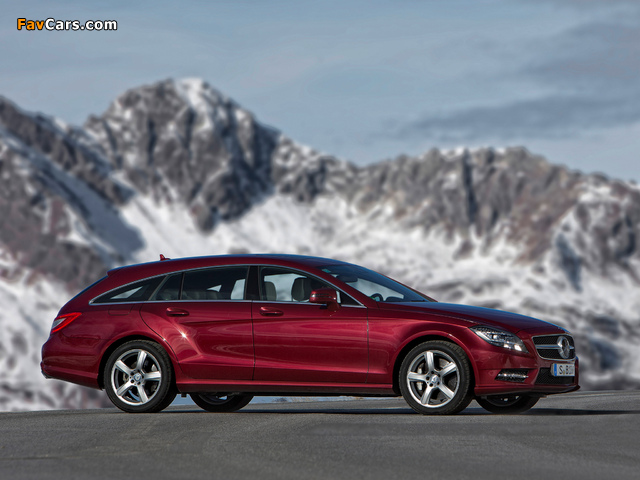 Photos of Mercedes-Benz CLS 500 4MATIC Shooting Brake AMG Sports Package (X218) 2012 (640 x 480)