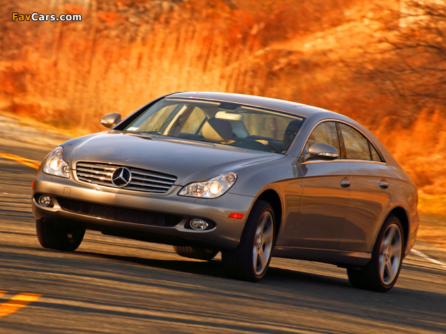 Pictures of Mercedes-Benz CLS 500 US-spec (C219) 2004–06 (640 x 480)