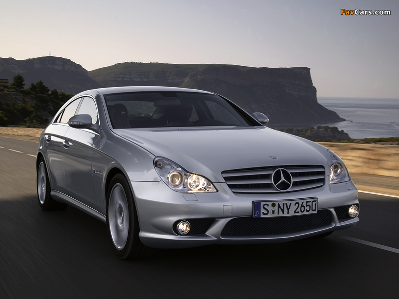 Pictures of Mercedes-Benz CLS 55 AMG (C219) 2005–10 (800 x 600)