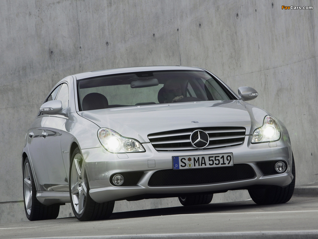 Pictures of Mercedes-Benz CLS 55 AMG (C219) 2005–10 (1024 x 768)