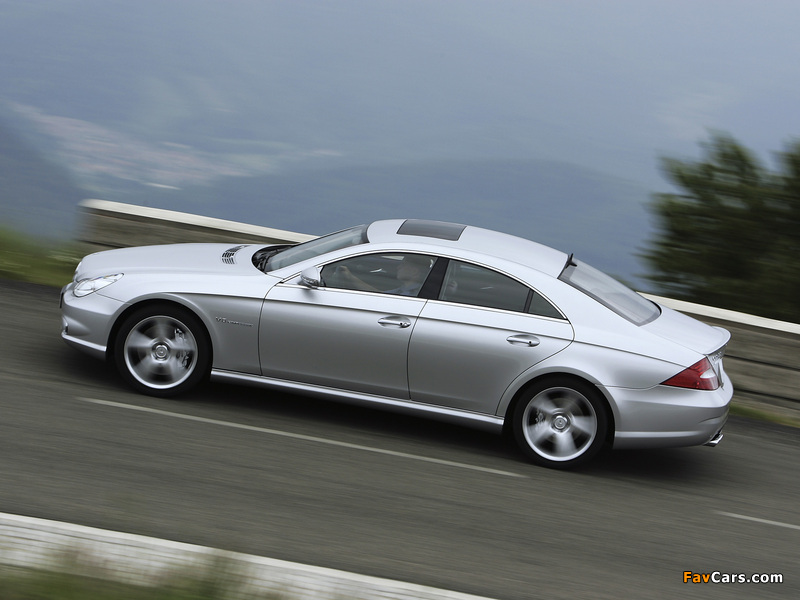 Pictures of Mercedes-Benz CLS 55 AMG (C219) 2005–10 (800 x 600)