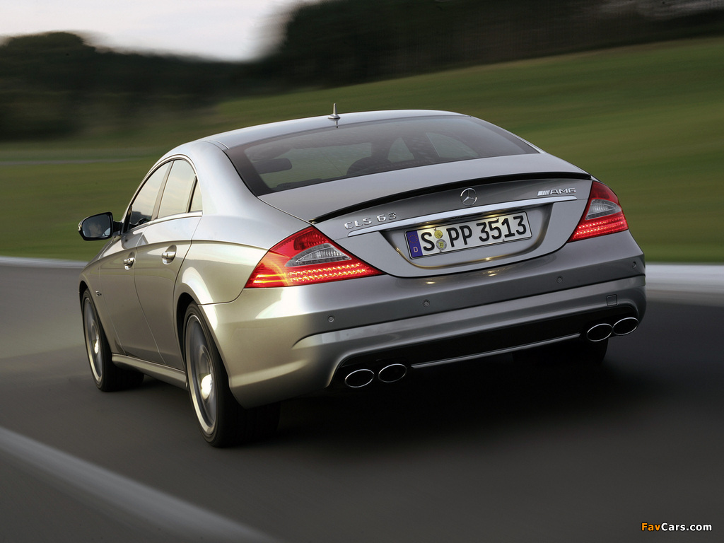 Pictures of Mercedes-Benz CLS 63 AMG (C219) 2008–10 (1024 x 768)