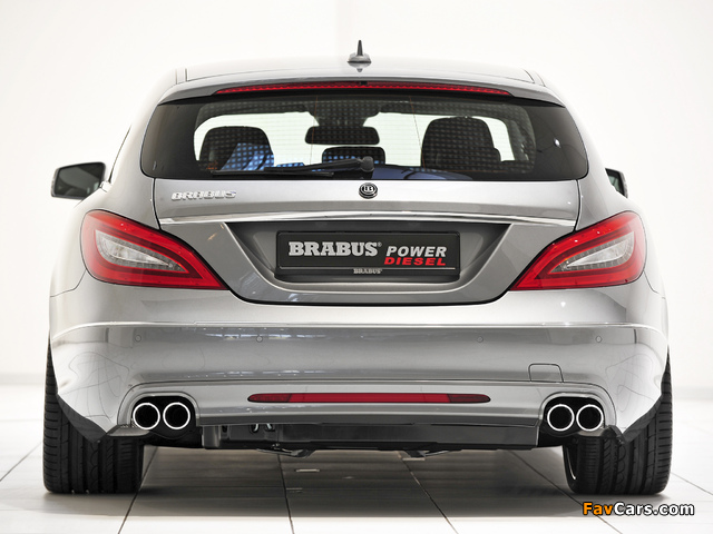 Pictures of Brabus Mercedes-Benz CLS 350 CDI Shooting Brake (X218) 2012 (640 x 480)