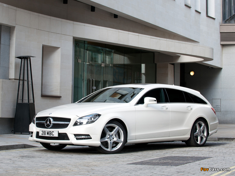 Pictures of Mercedes-Benz CLS 350 CDI Shooting Brake AMG Sports Package UK-spec (X218) 2012 (800 x 600)
