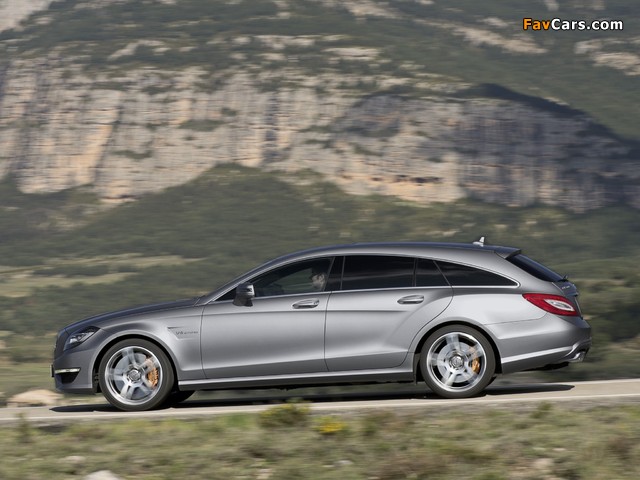 Pictures of Mercedes-Benz CLS 63 AMG Shooting Brake (X218) 2012 (640 x 480)