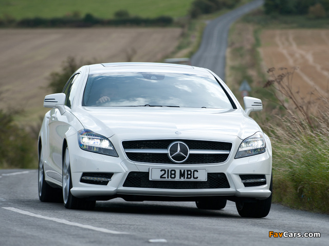 Pictures of Mercedes-Benz CLS 350 CDI Shooting Brake AMG Sports Package UK-spec (X218) 2012 (640 x 480)