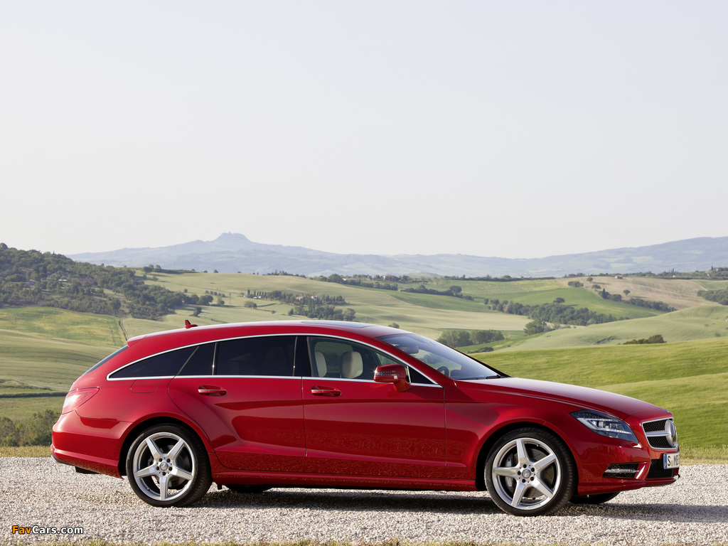 Pictures of Mercedes-Benz CLS 500 4MATIC Shooting Brake AMG Sports Package (X218) 2012 (1024 x 768)