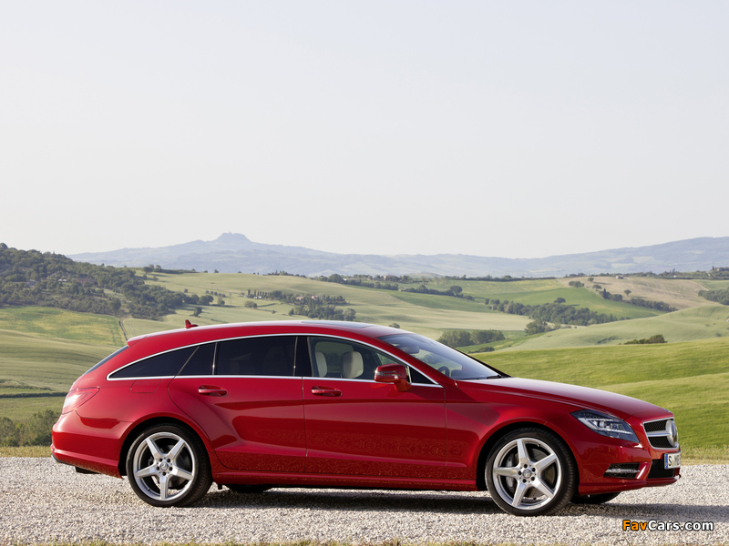Pictures of Mercedes-Benz CLS 500 4MATIC Shooting Brake AMG Sports Package (X218) 2012 (800 x 600)