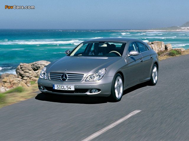 Mercedes-Benz CLS 500 (S219) 2004–10 wallpapers (640 x 480)