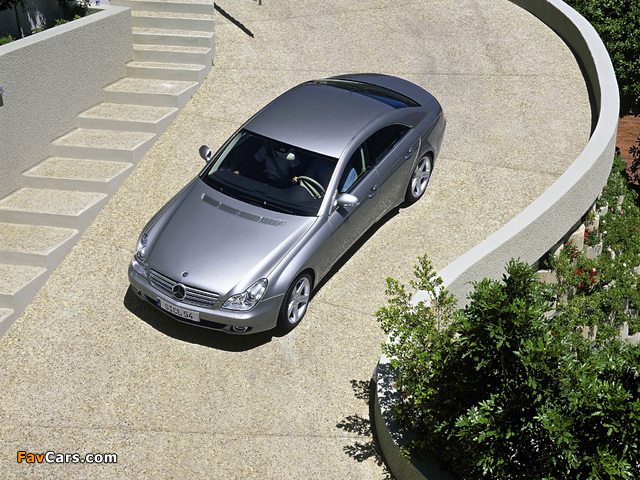 Mercedes-Benz CLS 500 (S219) 2004–10 wallpapers (640 x 480)