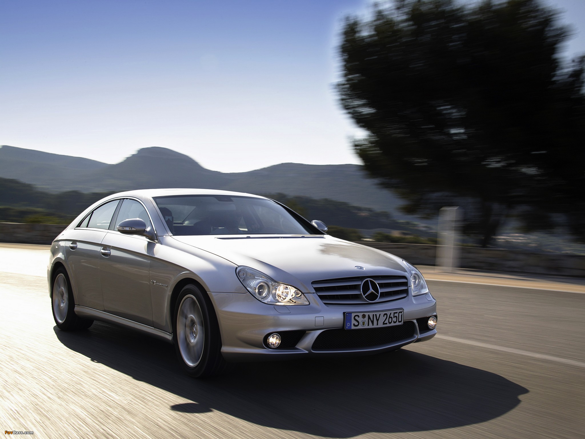 Mercedes-Benz CLS 55 AMG (C219) 2005–10 wallpapers (2048 x 1536)