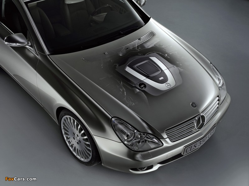 Mercedes-Benz CLS 350 CGI (C219) 2006–10 wallpapers (800 x 600)