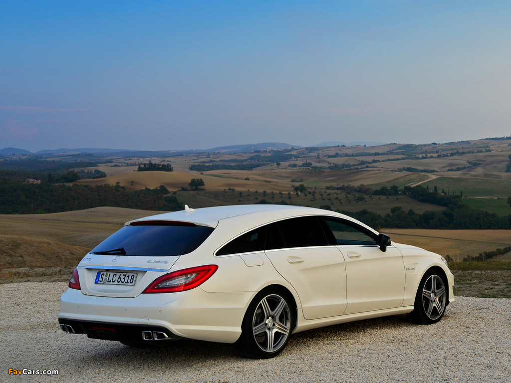 Mercedes-Benz CLS 63 AMG Shooting Brake (X218) 2012 wallpapers (1024 x 768)