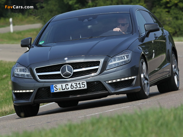Mercedes-Benz CLS 63 AMG Shooting Brake (X218) 2012 wallpapers (640 x 480)