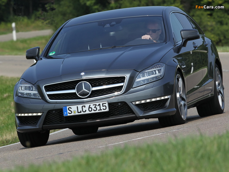 Mercedes-Benz CLS 63 AMG Shooting Brake (X218) 2012 wallpapers (800 x 600)