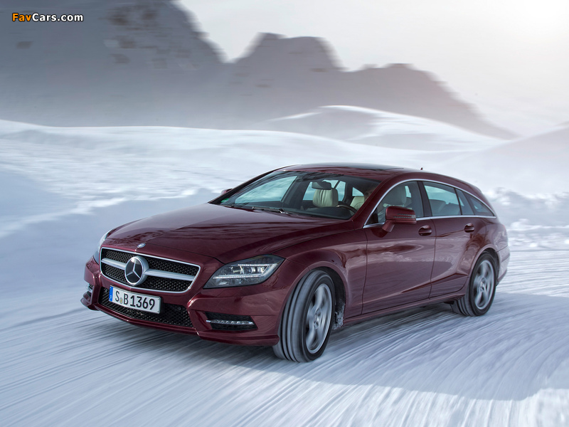 Mercedes-Benz CLS 500 4MATIC Shooting Brake AMG Sports Package (X218) 2012 wallpapers (800 x 600)
